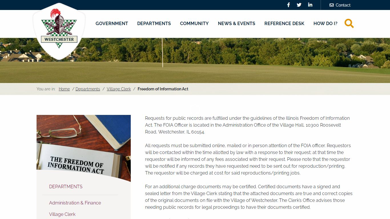FOIA | Westchester